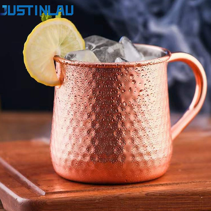 Mule Copper Mug - JUSTINLAU 500ml Moscow Mule Mugs 304