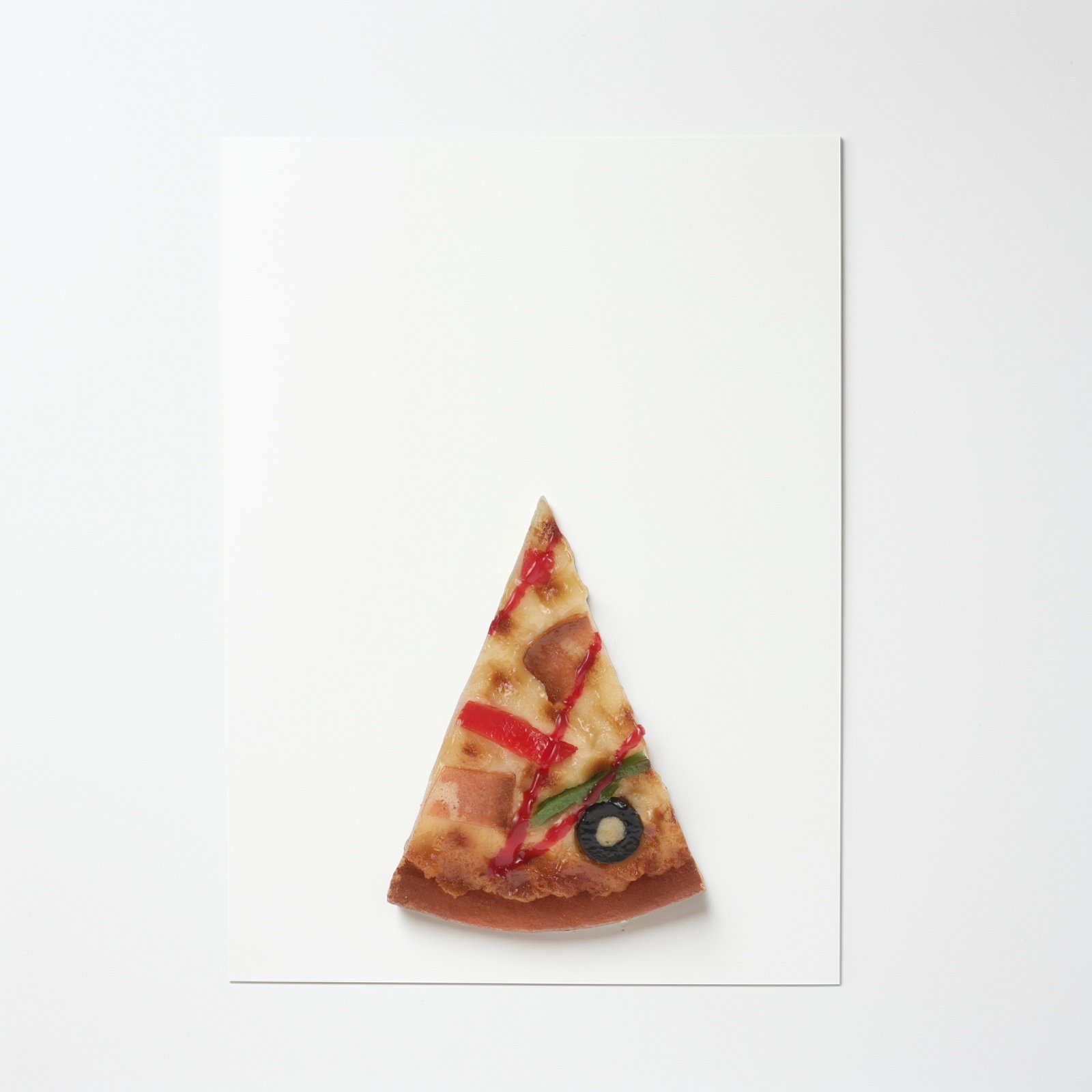 Home Bar Shelf - Premium Lifelike Pizza Slice Artificial Food