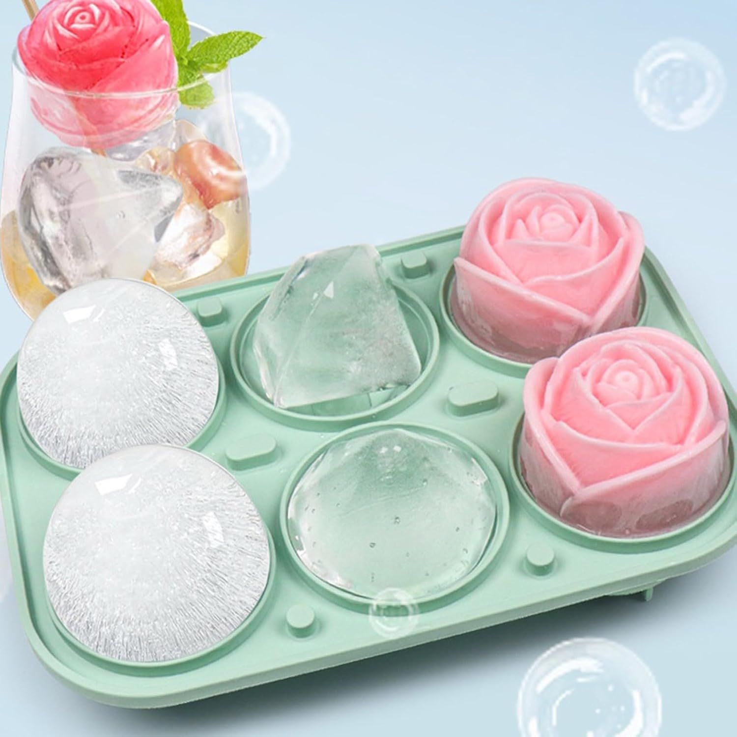 2026 Large Ice Tray with Lid S - Ice Mold Sphere avaliação e preço