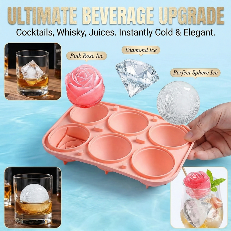 2026 Large Ice Tray with Lid S - Ice Mold Sphere avaliação e preço