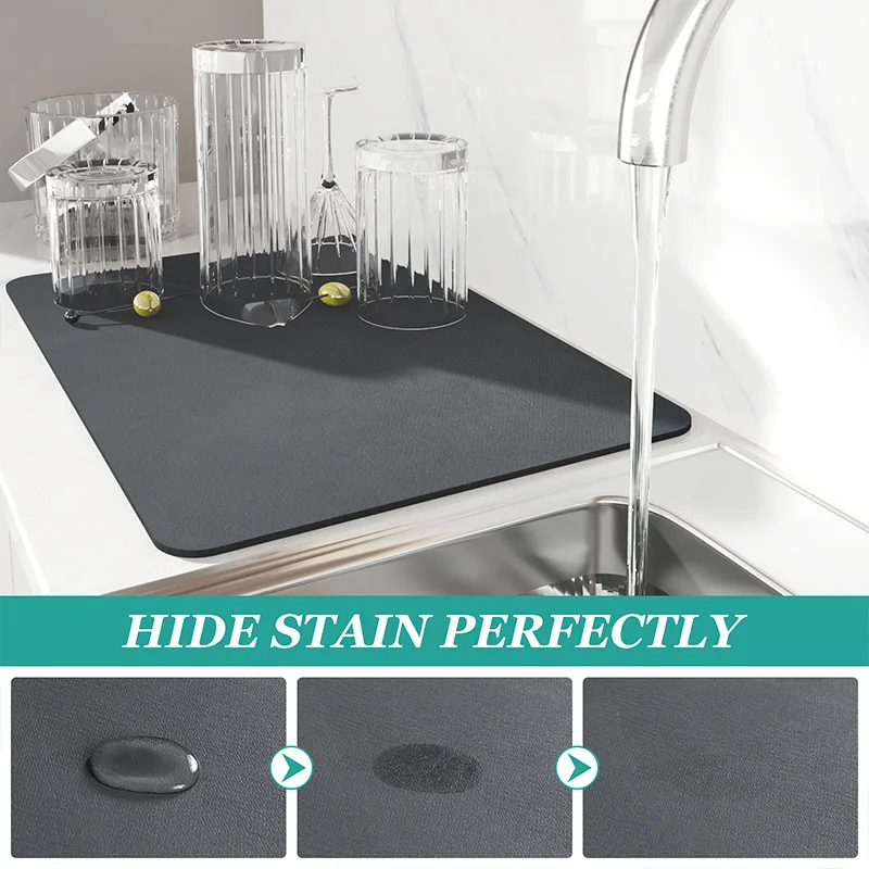 Super Absorbent Kitchen Tablew - Bar Mat Rubber avaliação e preço