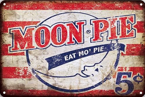 CN-Tin Sign Food Moonpie Eat D - Home Bar Lounge avaliação e preço