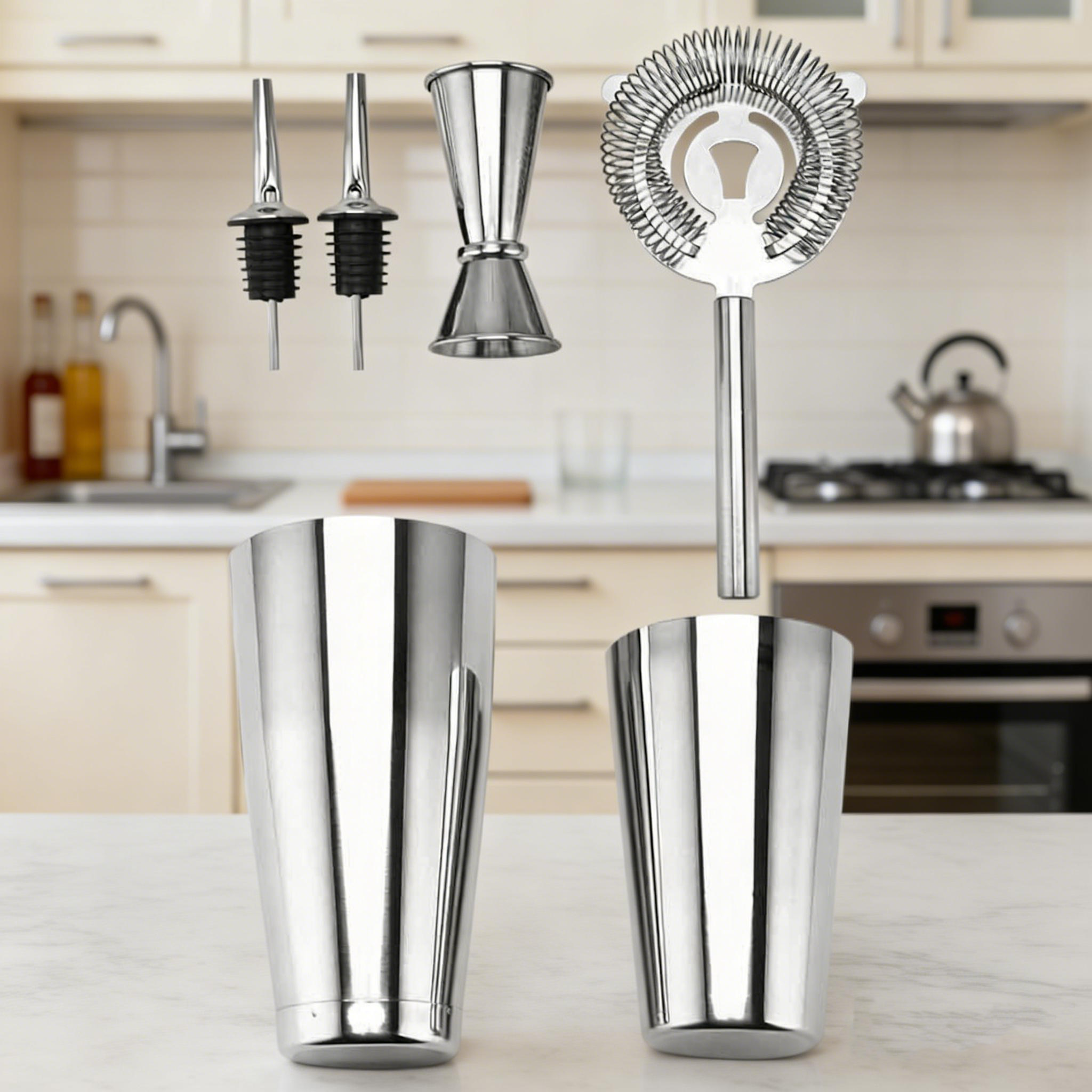 stllCocktail Maker Set Boston  - Boston Shaker Set avaliação e preço