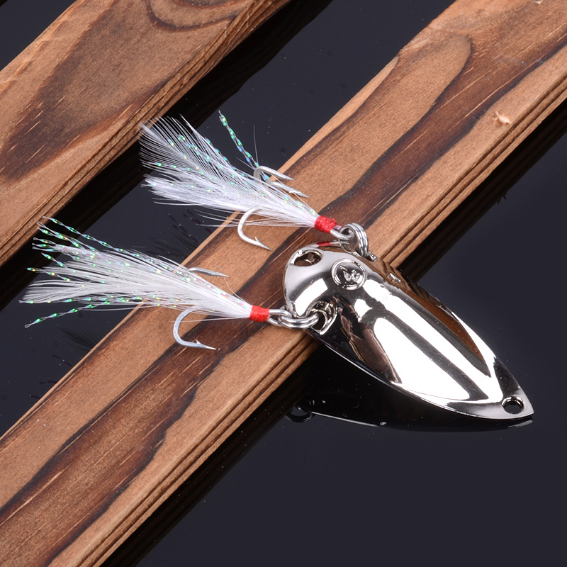 4pcs Fishing lures spoon metal - Jigger Double Sided avaliação e preço
