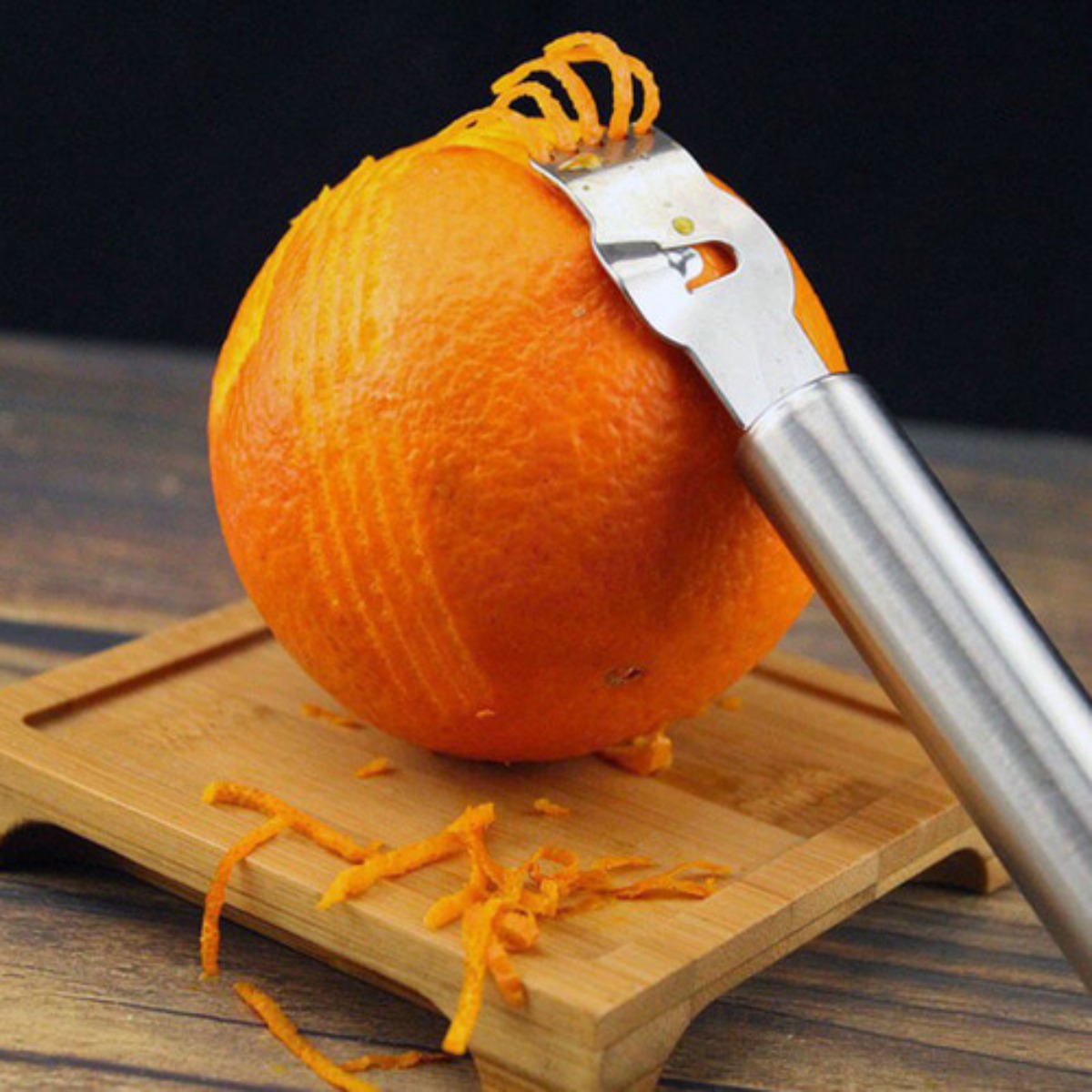 Silver Lemon Zester Tool/Corer - Peeler Channel Knife avaliação e preço