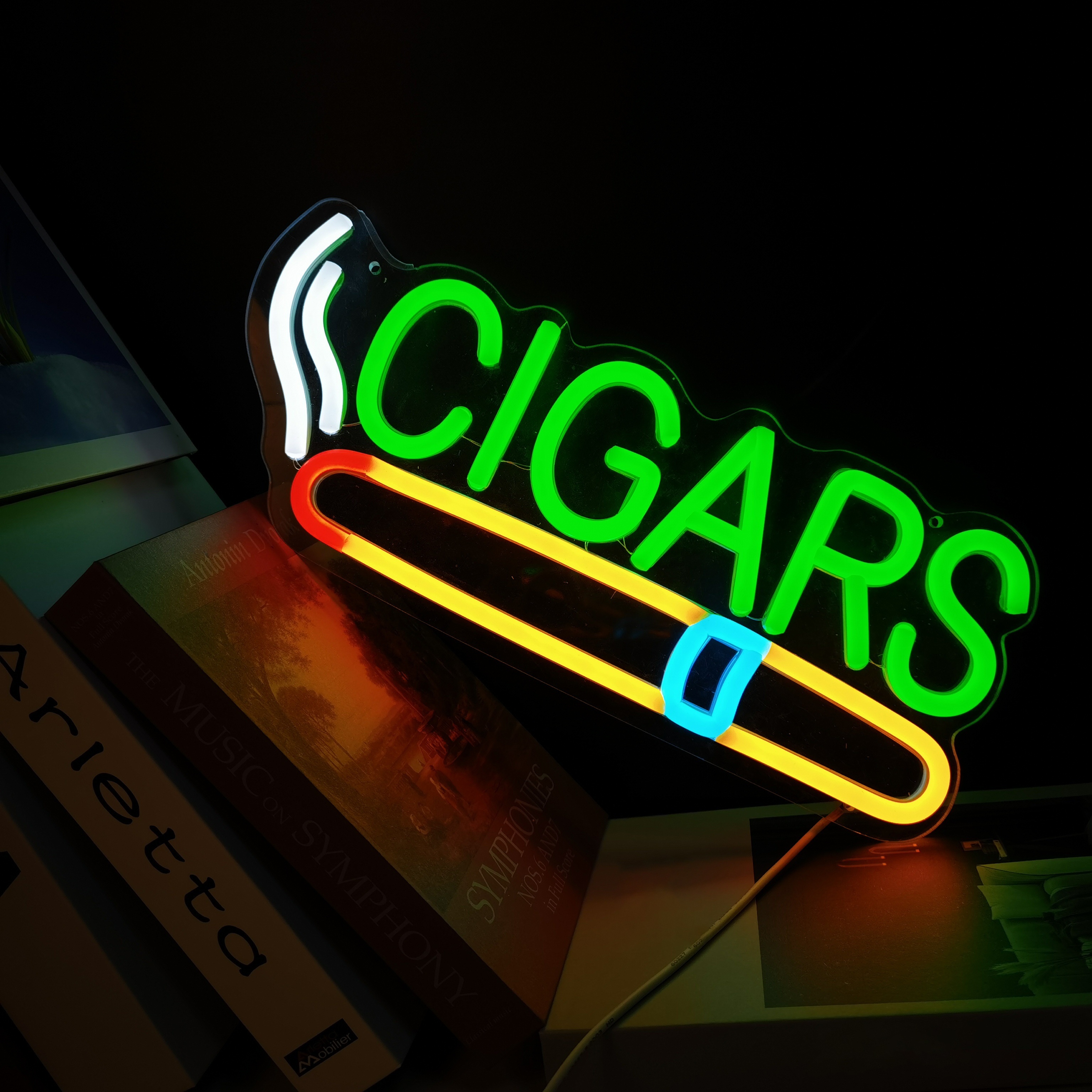 Cigar Shop Neon Sign, For Home - Home Bar Lounge avaliação e preço
