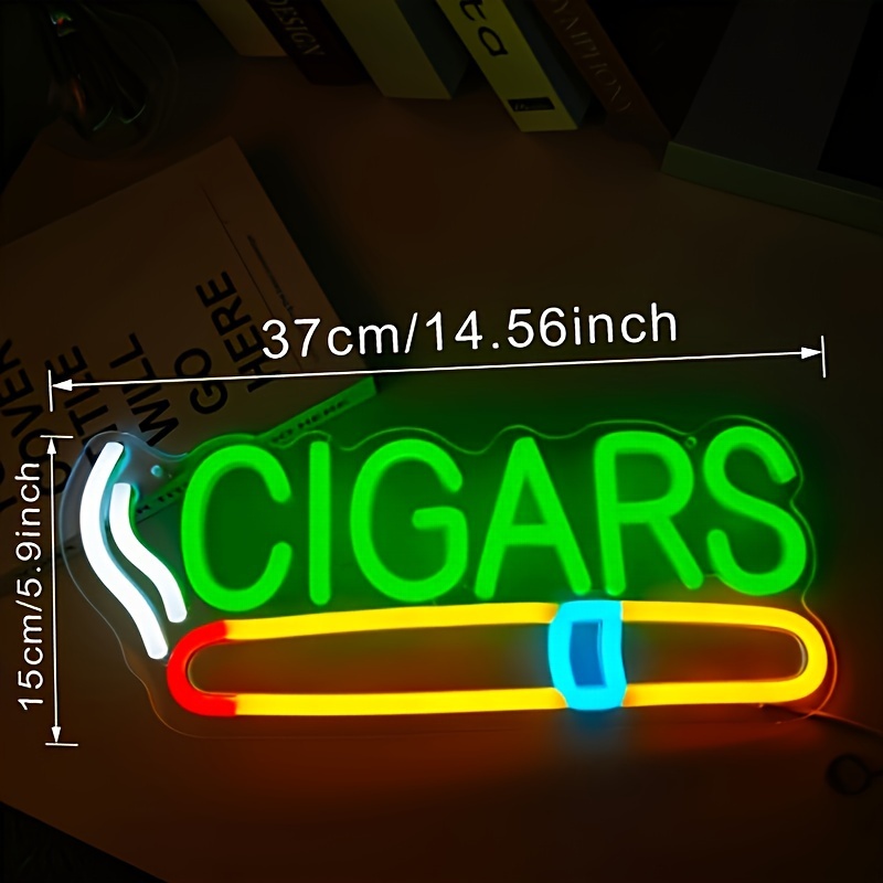 Cigar Shop Neon Sign, For Home - Home Bar Lounge avaliação e preço