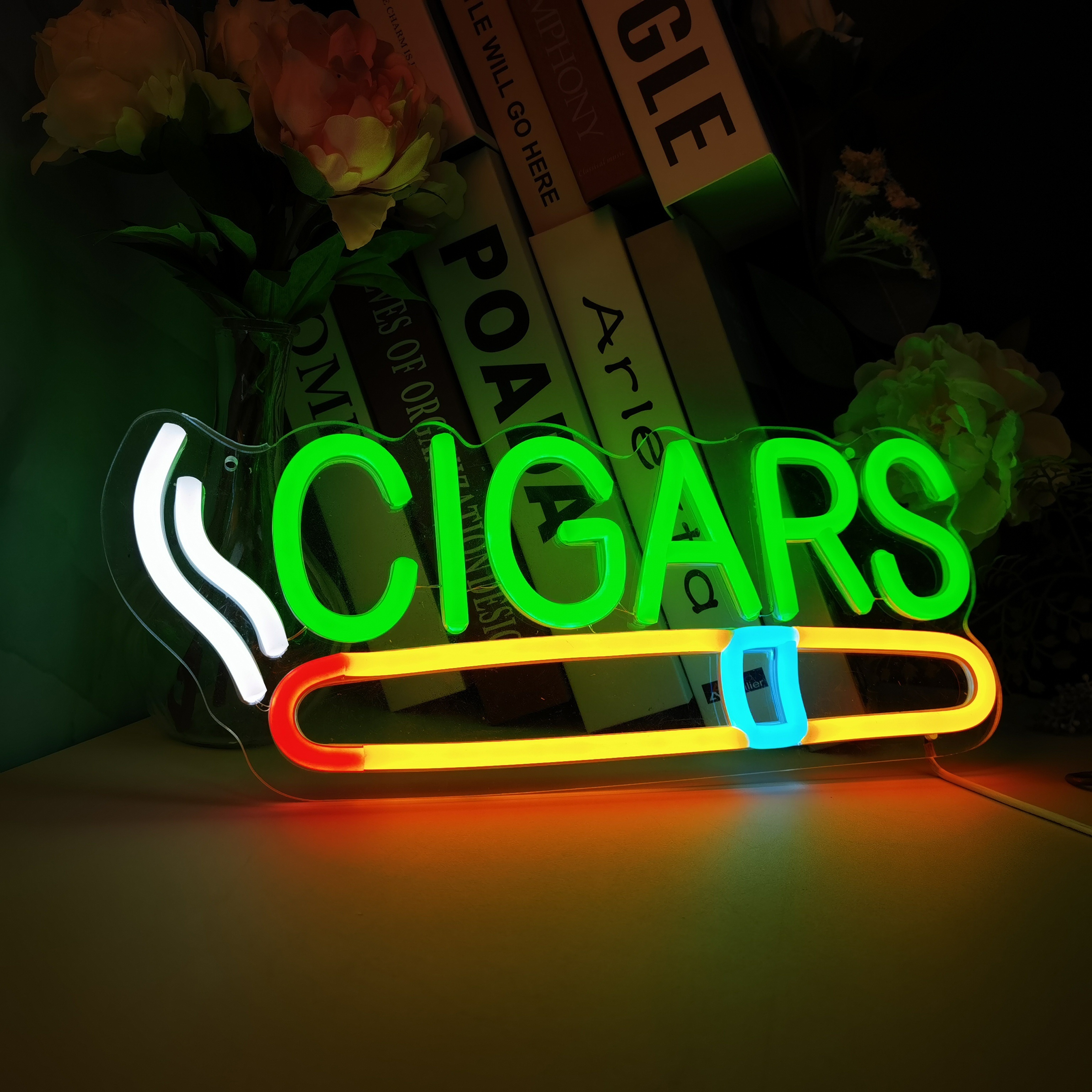 Cigar Shop Neon Sign, For Home - Home Bar Lounge avaliação e preço