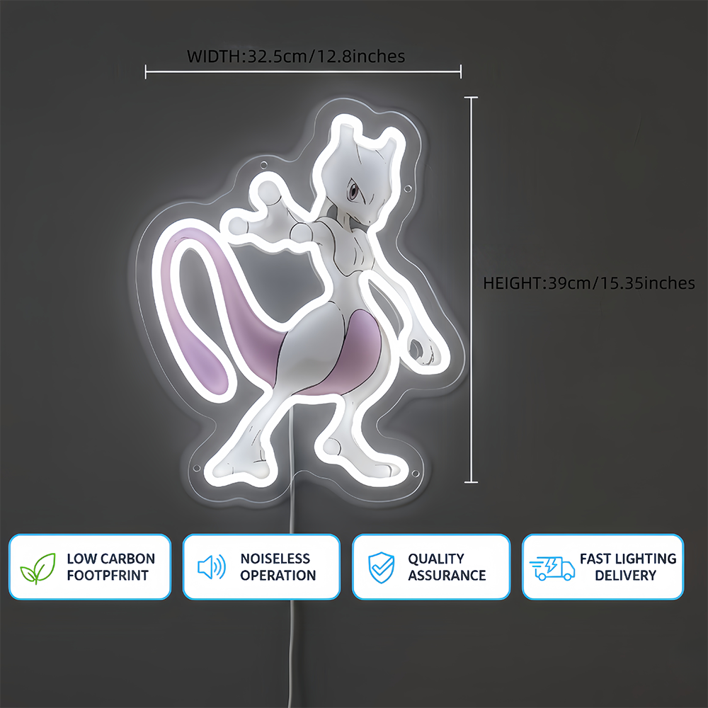 Custom Anime Pokemon Mewtwo Ac - Home Bar Supplies avaliação e preço