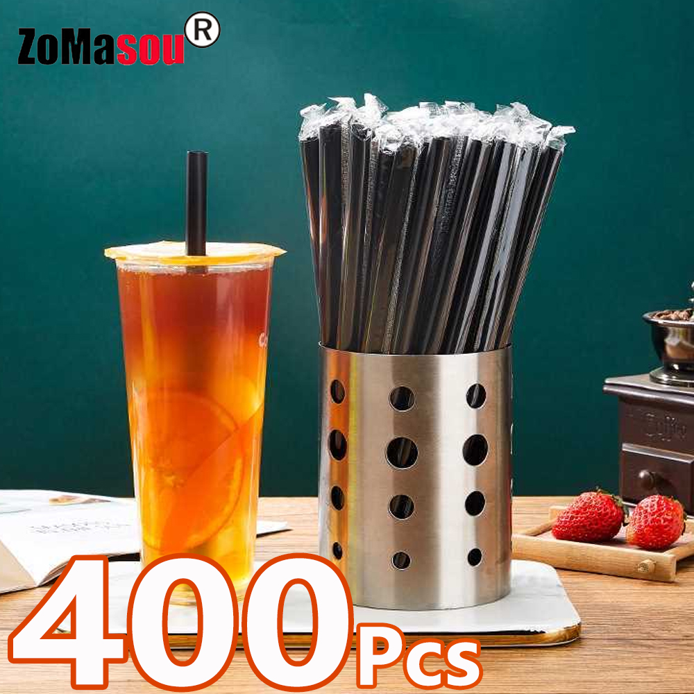 50/400Pcs Large Black Drinking - Home Bar Shelf avaliação e preço