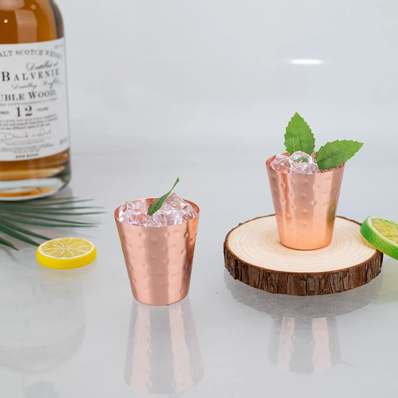 4Pcs New 100% Copper Cups Pure - Mule Copper Mug avaliação e preço