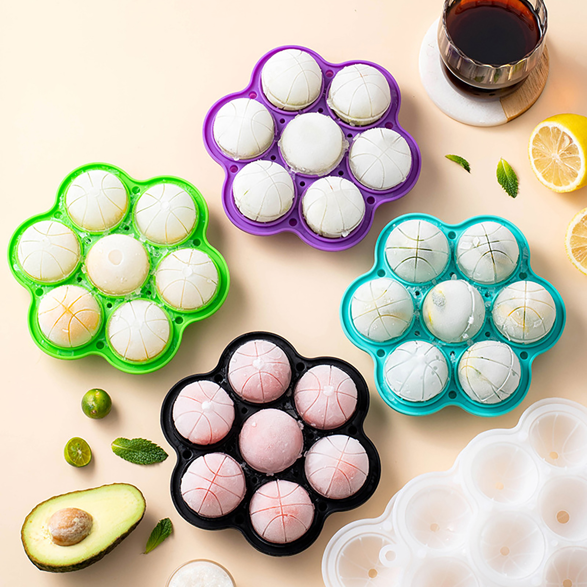 1pc Spherical Silicone Ice Gri - Ice Mold Sphere avaliação e preço