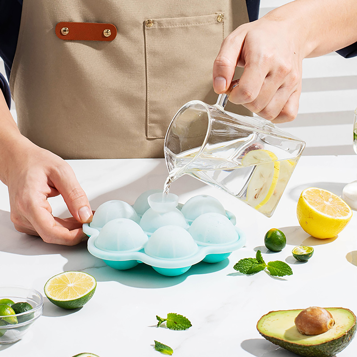 1pc Spherical Silicone Ice Gri - Ice Mold Sphere avaliação e preço