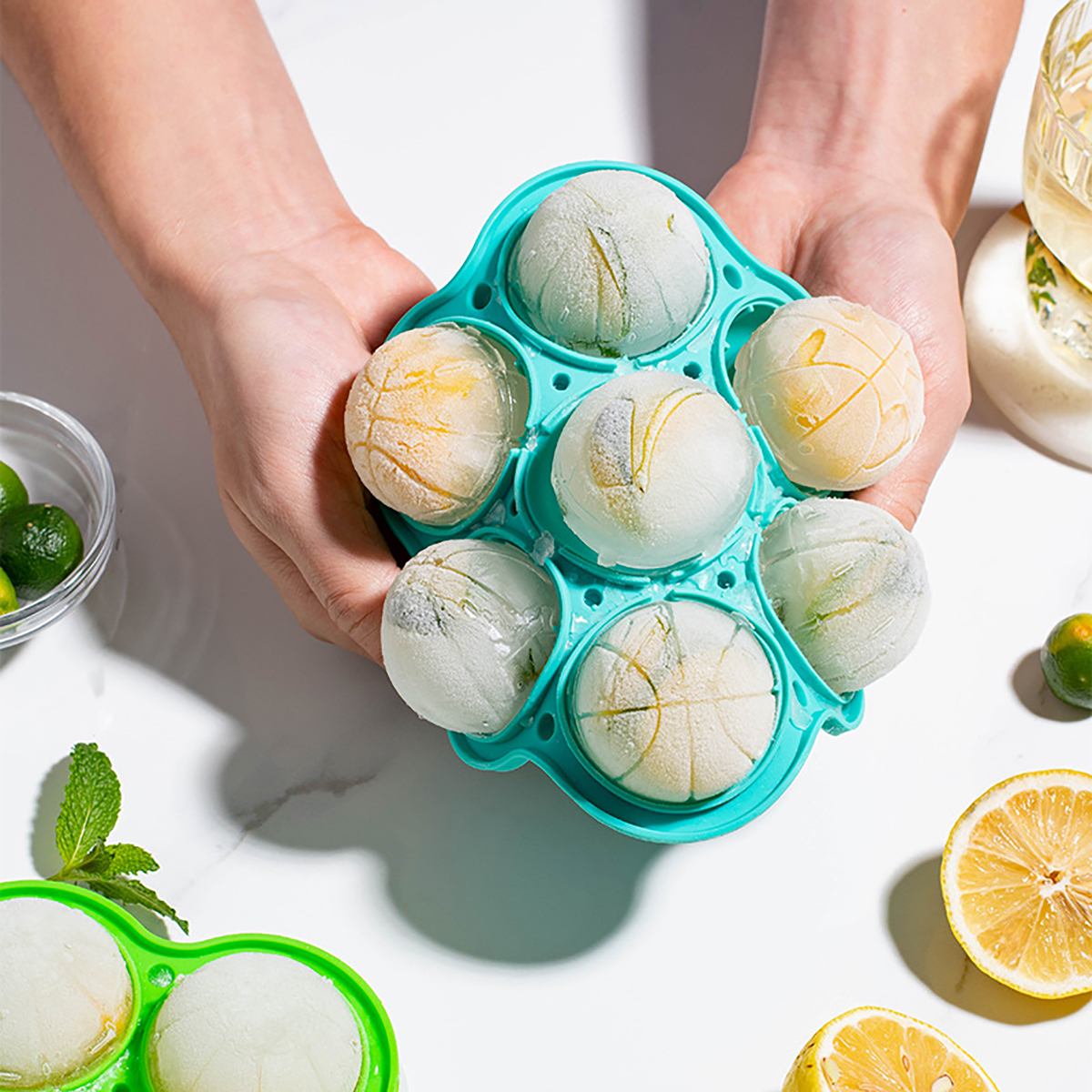 1pc Spherical Silicone Ice Gri - Ice Mold Sphere avaliação e preço