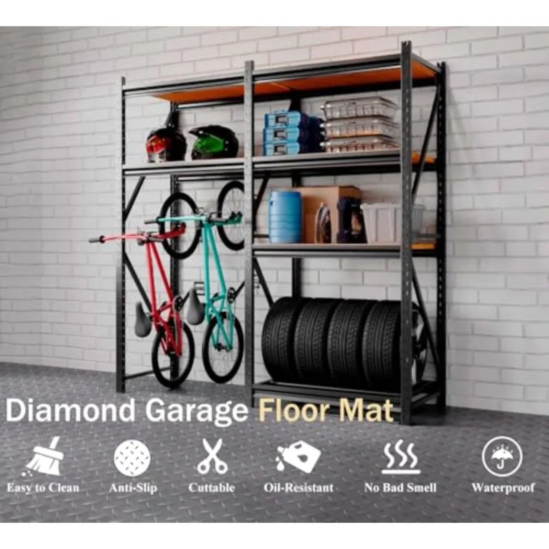 Garage Floor Mat,Thickened PVC - Bar Mat Rubber avaliação e preço