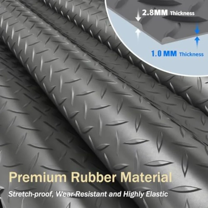 Garage Floor Mat,Thickened PVC - Bar Mat Rubber avaliação e preço