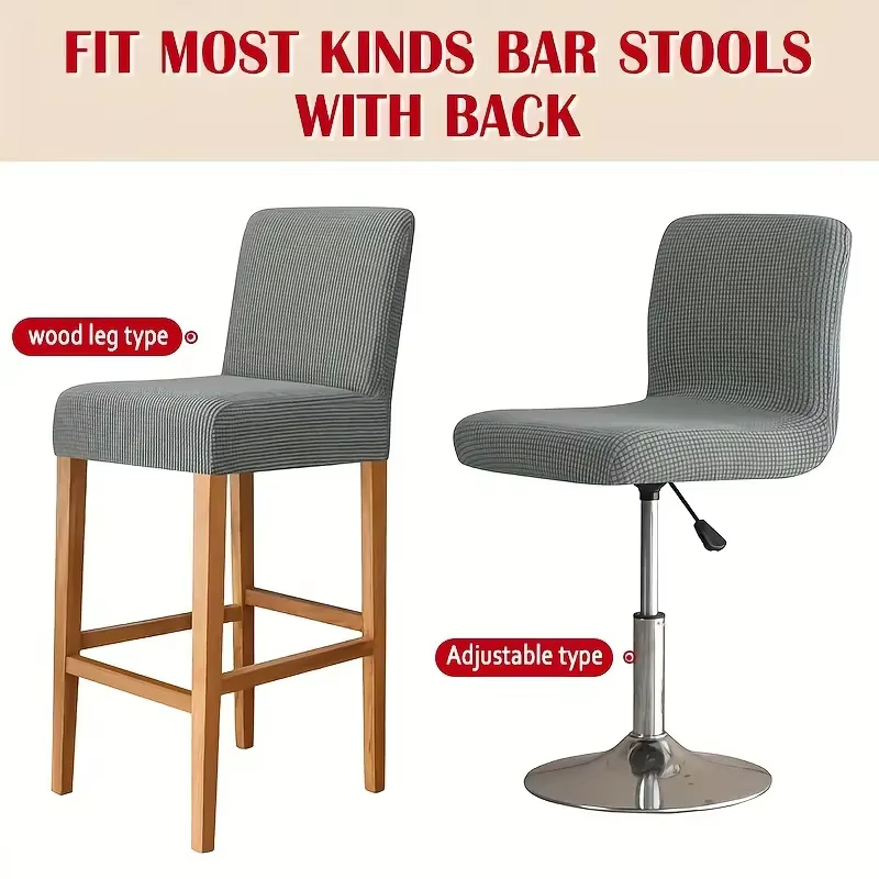 Jacquard Bar Stool Chair Cover - Home Bar Lounge avaliação e preço