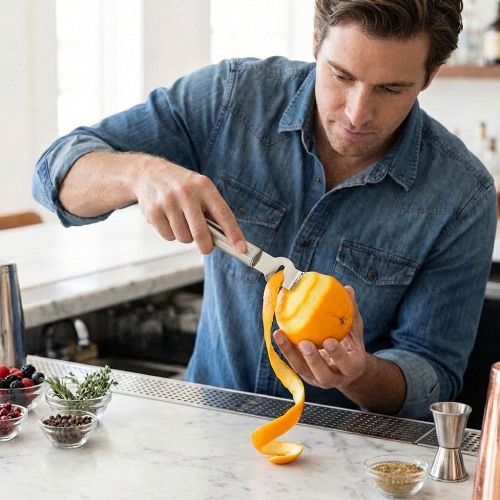 Stainless Steel Lemon Peeler W - Peeler Channel Knife avaliação e preço