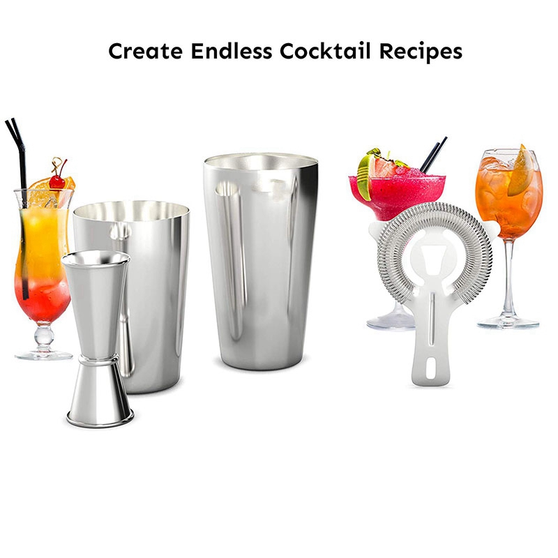 ABJT-Cocktail Shaker Set: Prof - Boston Shaker Set avaliação e preço