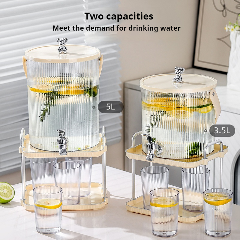 5L/3.5L Cold Water Kettle with - Citrus Juicer Bar avaliação e preço
