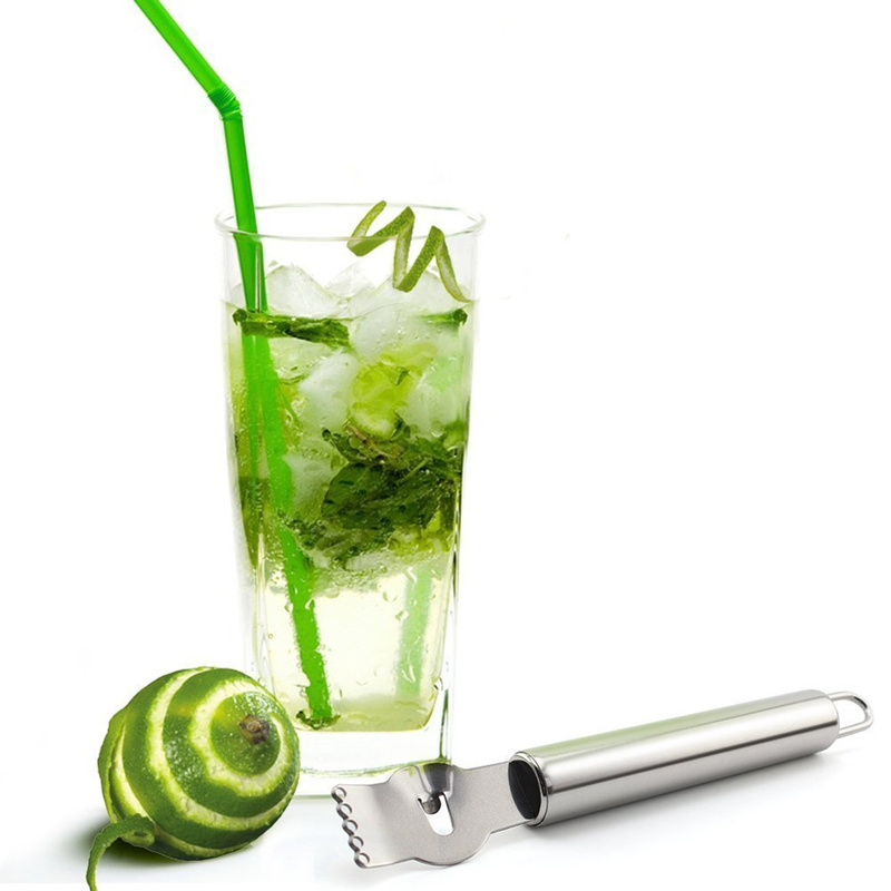 LMETJMA Stainless Steel Lemon  - Peeler Channel Knife avaliação e preço
