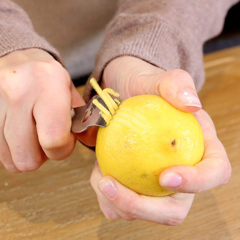 LMETJMA Stainless Steel Lemon  - Peeler Channel Knife avaliação e preço