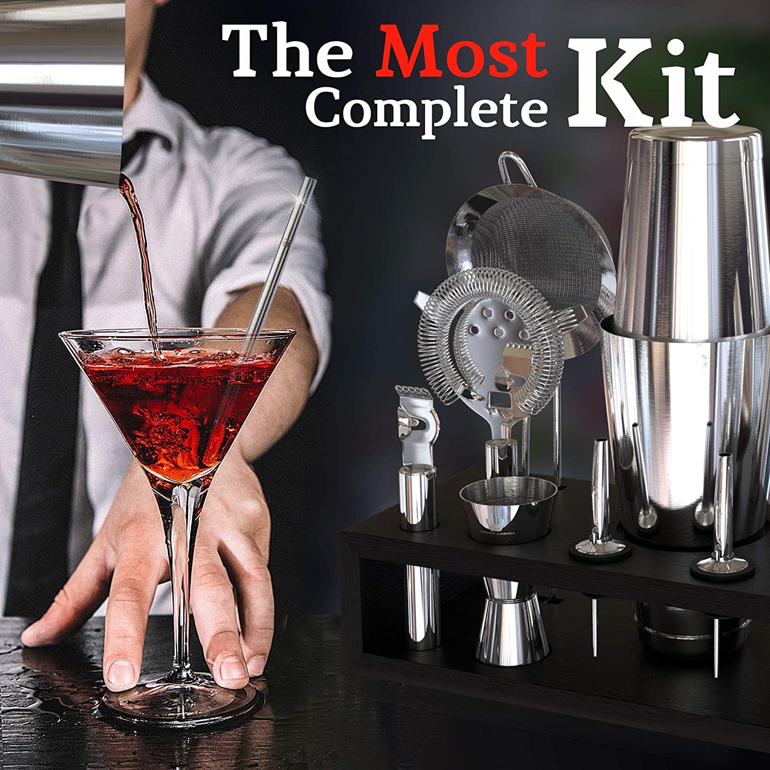 stllCamol 14-Piece Stainless S - Boston Shaker Set avaliação e preço