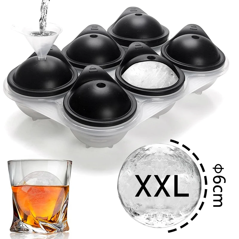 Large Silicone Ice Cube Tray W - Ice Mold Sphere avaliação e preço