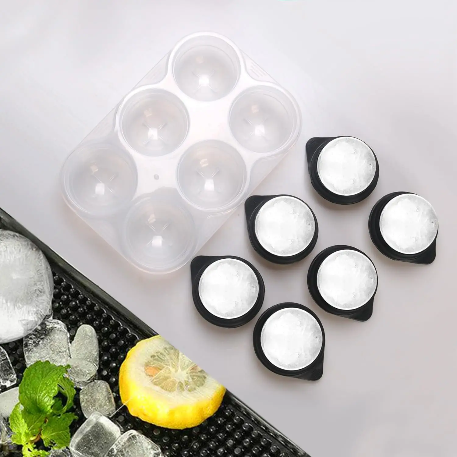 Large Silicone Ice Cube Tray W - Ice Mold Sphere avaliação e preço