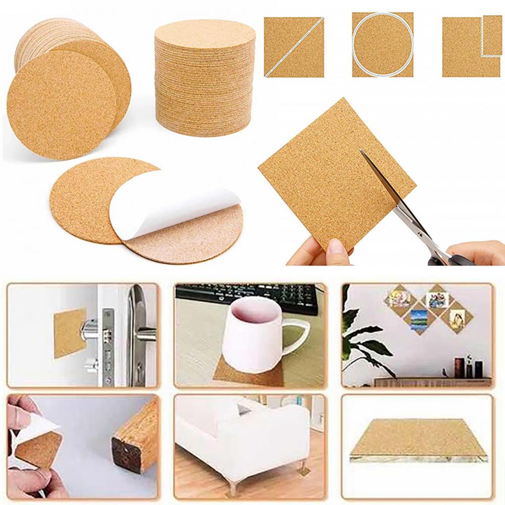 10Pcs Cork Coasters Square Cor - Home Bar Supplies avaliação e preço
