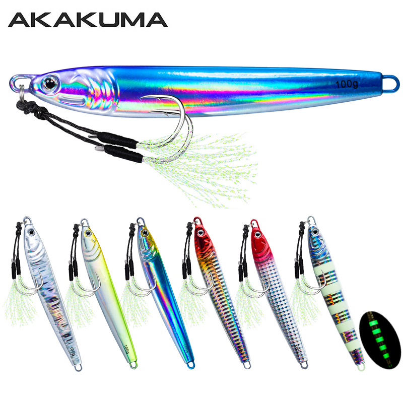 7Pcs 40g 60g 80g 100g Luminous - Jigger Double Sided avaliação e preço