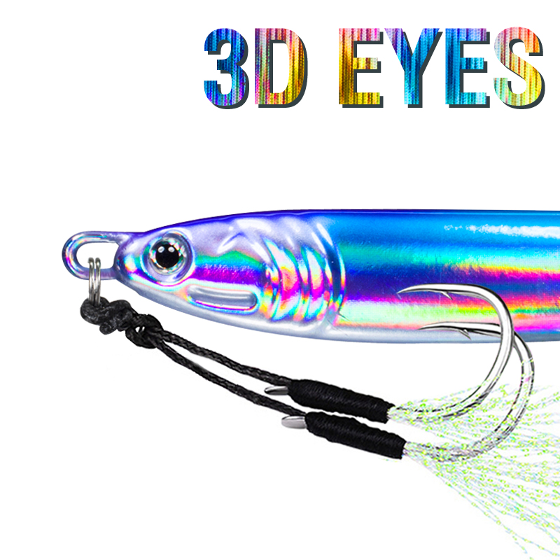 7Pcs 40g 60g 80g 100g Luminous - Jigger Double Sided avaliação e preço