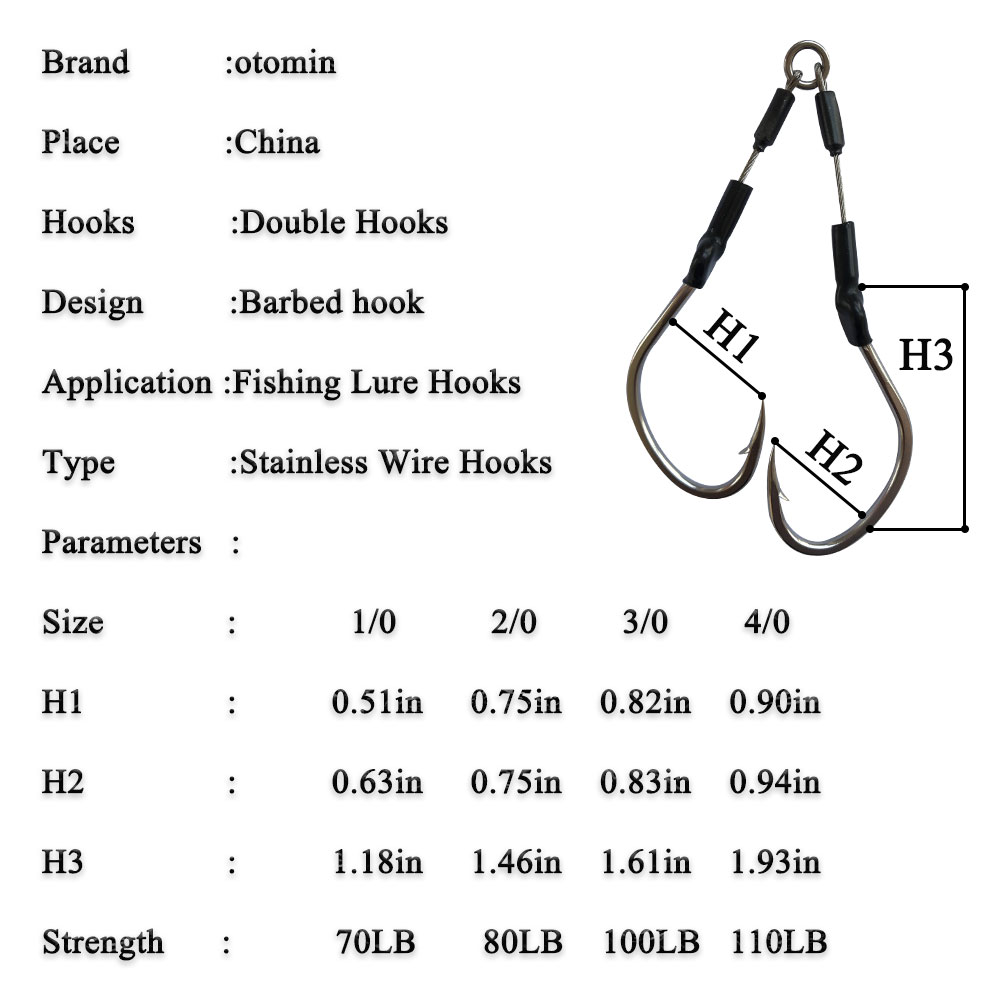 2pairs/bag Slow Fast Jigging H - Jigger Double Sided avaliação e preço