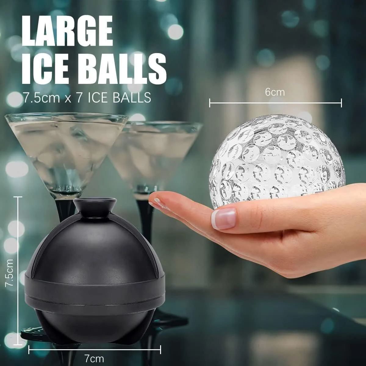 Food Grade Silicone Ice Ball M - Ice Mold Sphere avaliação e preço