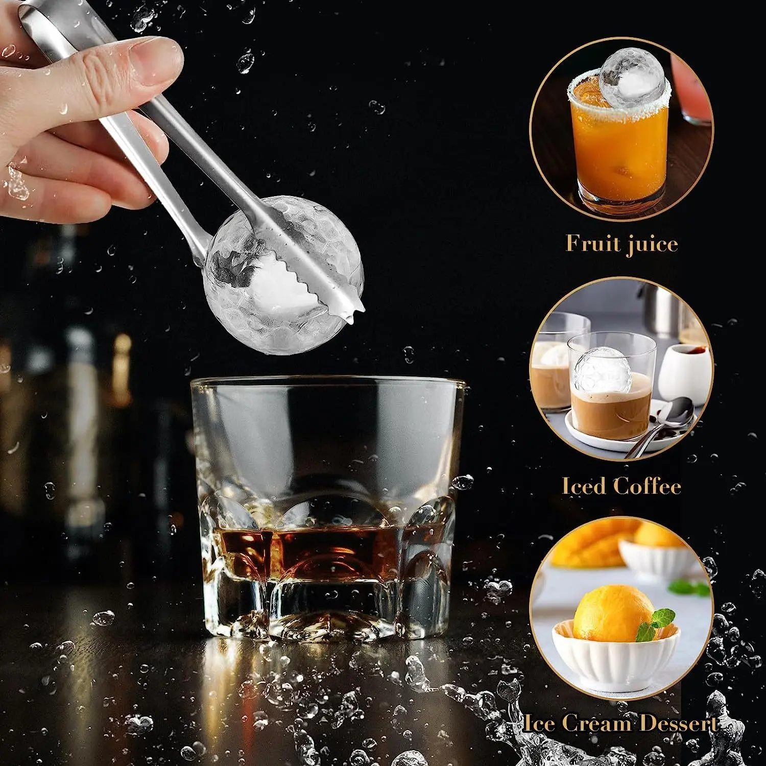 Food Grade Silicone Ice Ball M - Ice Mold Sphere avaliação e preço