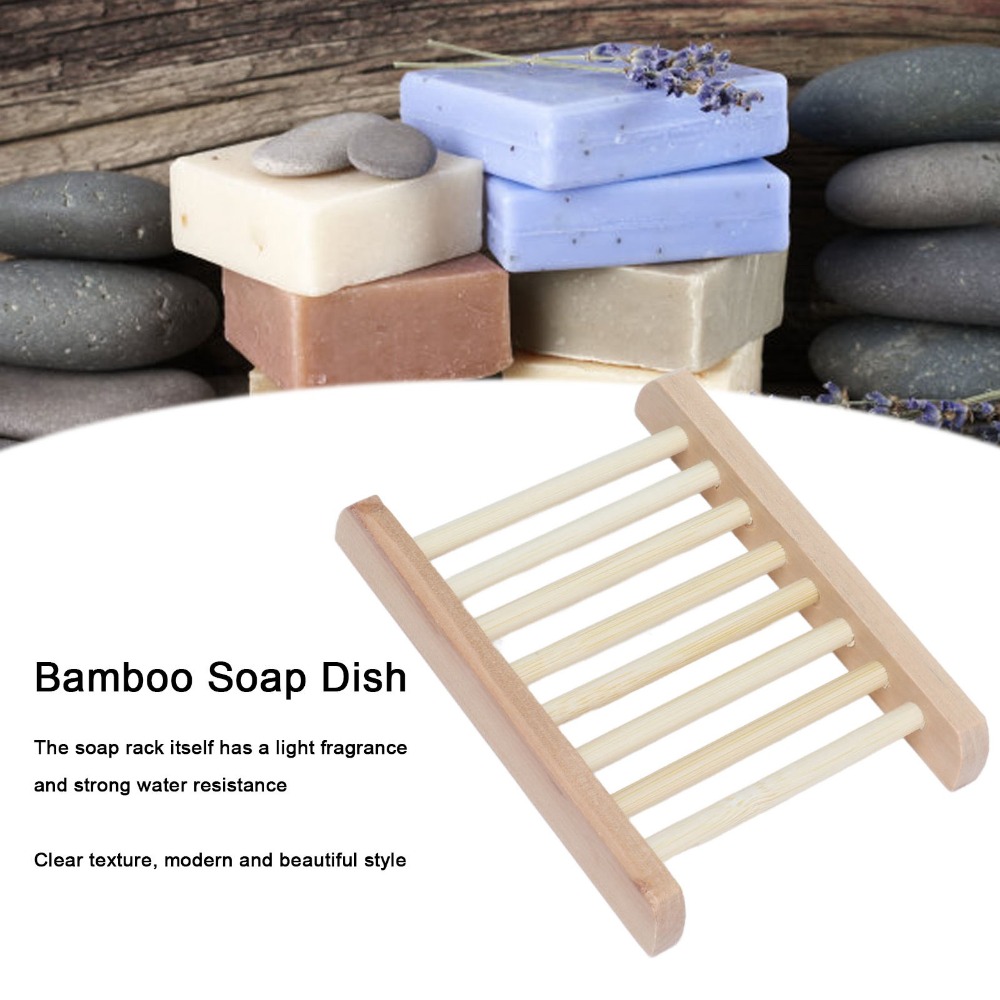 5 PCS Natural Wood Soap Dish S - Home Bar Supplies avaliação e preço