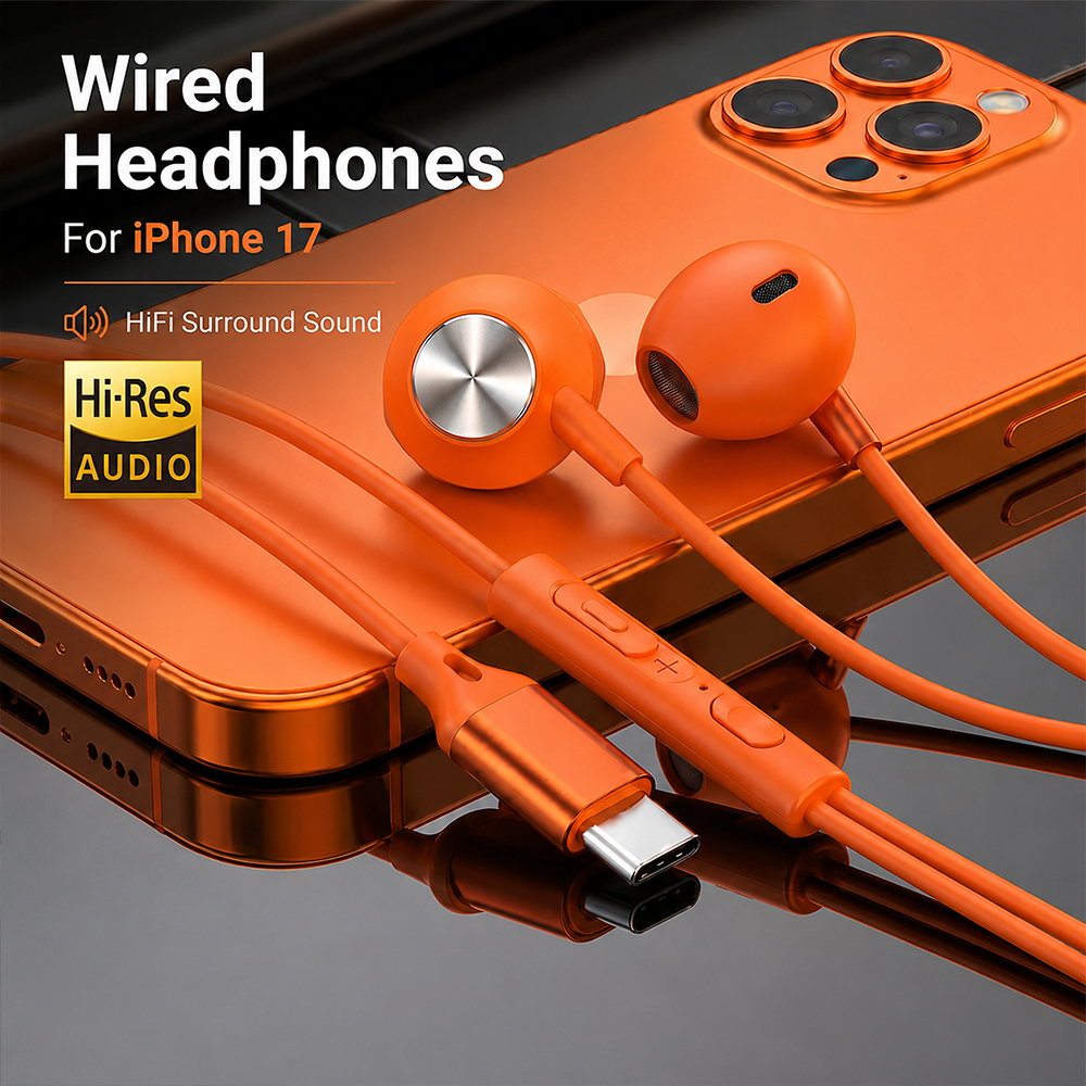 USB Type C Wired Headphones Fo - Home Bar Iphone avaliação e preço