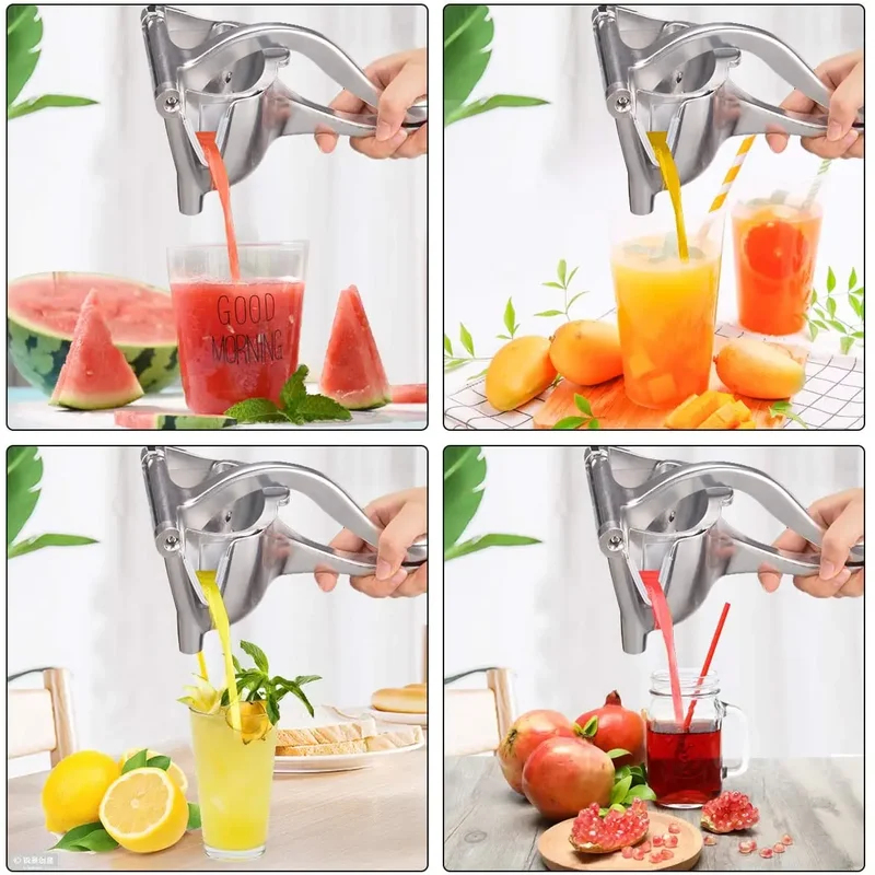 Manual Juice Squeezer Aluminum - Citrus Juicer Bar avaliação e preço