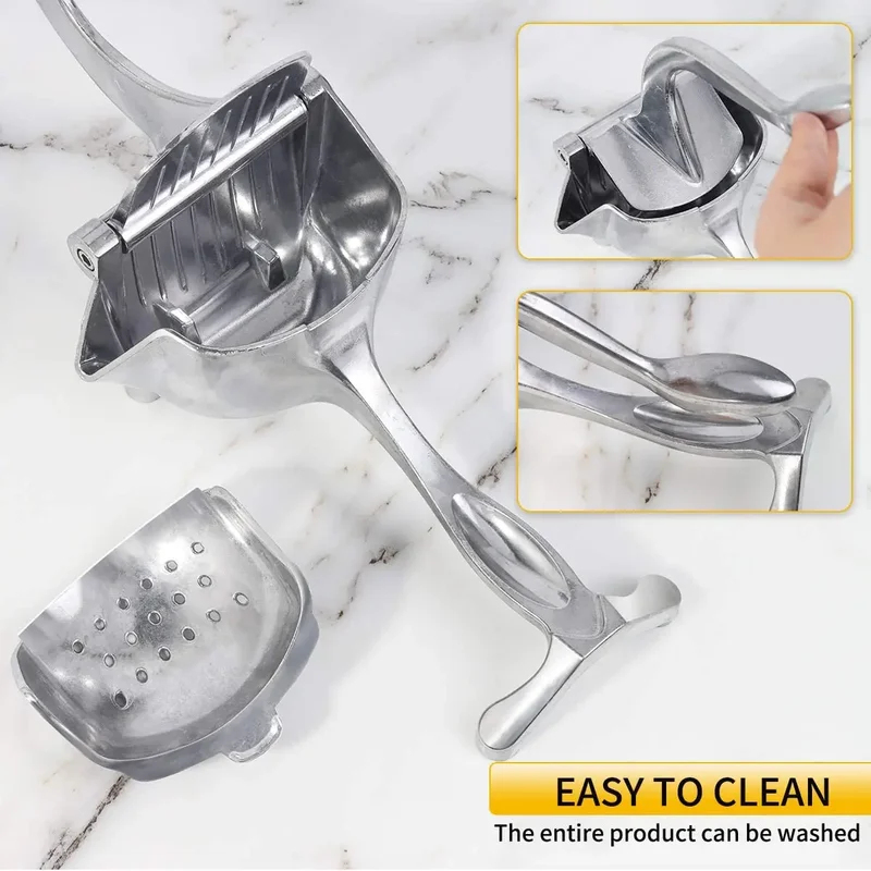 Manual Juice Squeezer Aluminum - Citrus Juicer Bar avaliação e preço