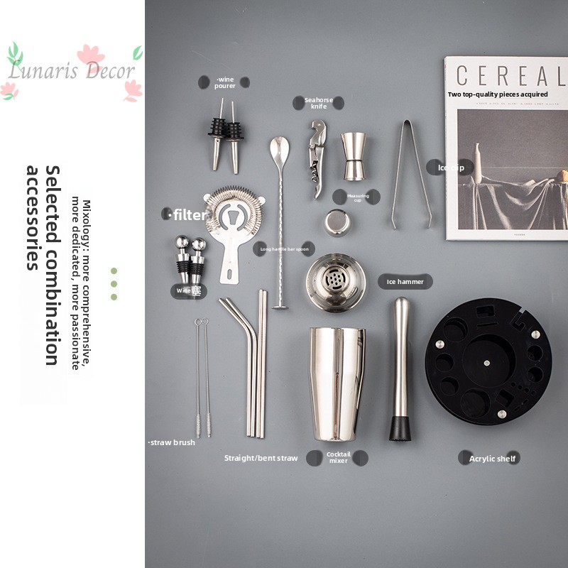 Complete Bartending Tools Kit  - Boston Shaker Set avaliação e preço