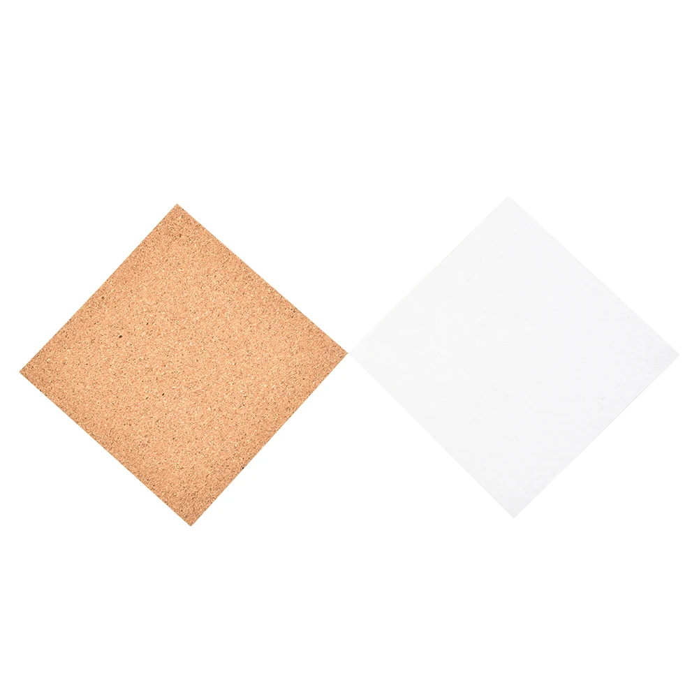 10Pcs Cork Coasters Square Cor - Home Bar Supplies avaliação e preço