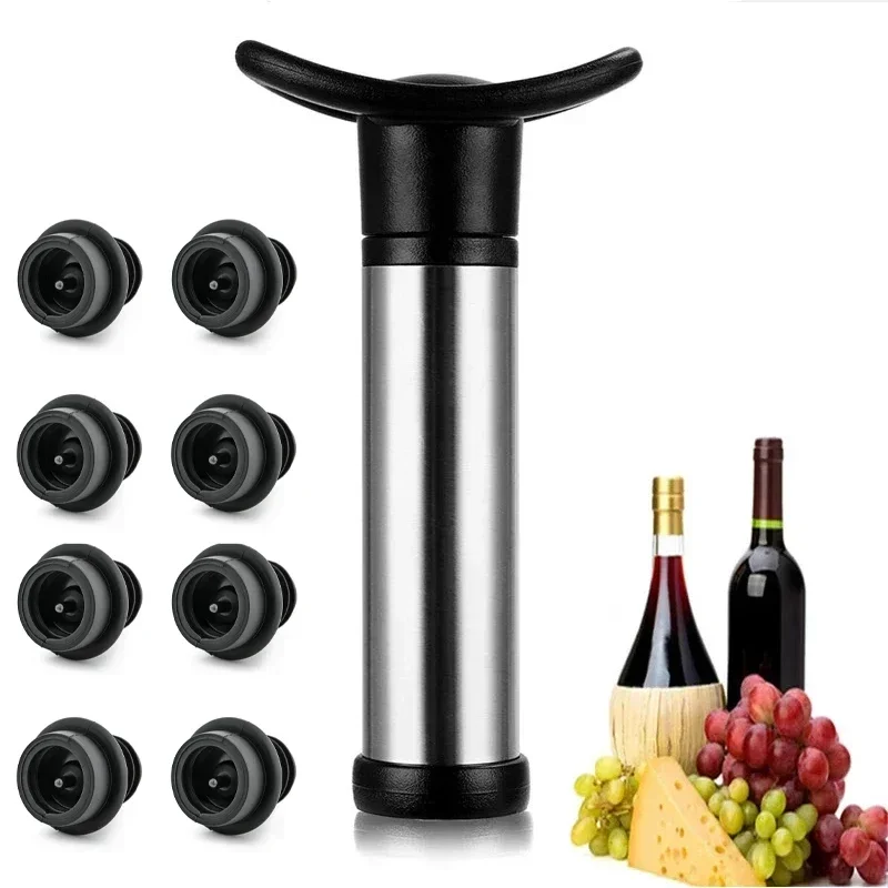 Vacuum Wine Pump Kit with Wine - Wine Preservation Pump avaliação e preço