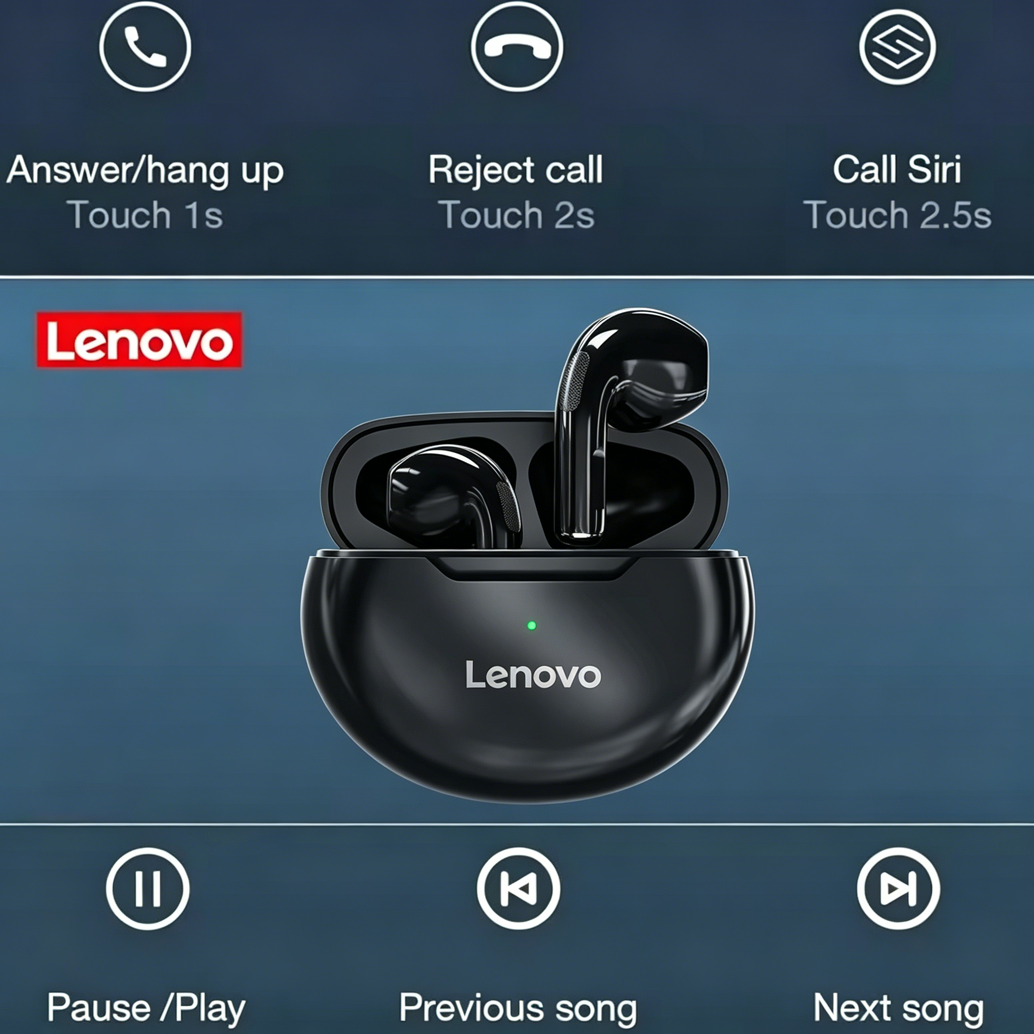 Lenovo HT38 TWS Bluetooth Earp - Home Bar Iphone avaliação e preço