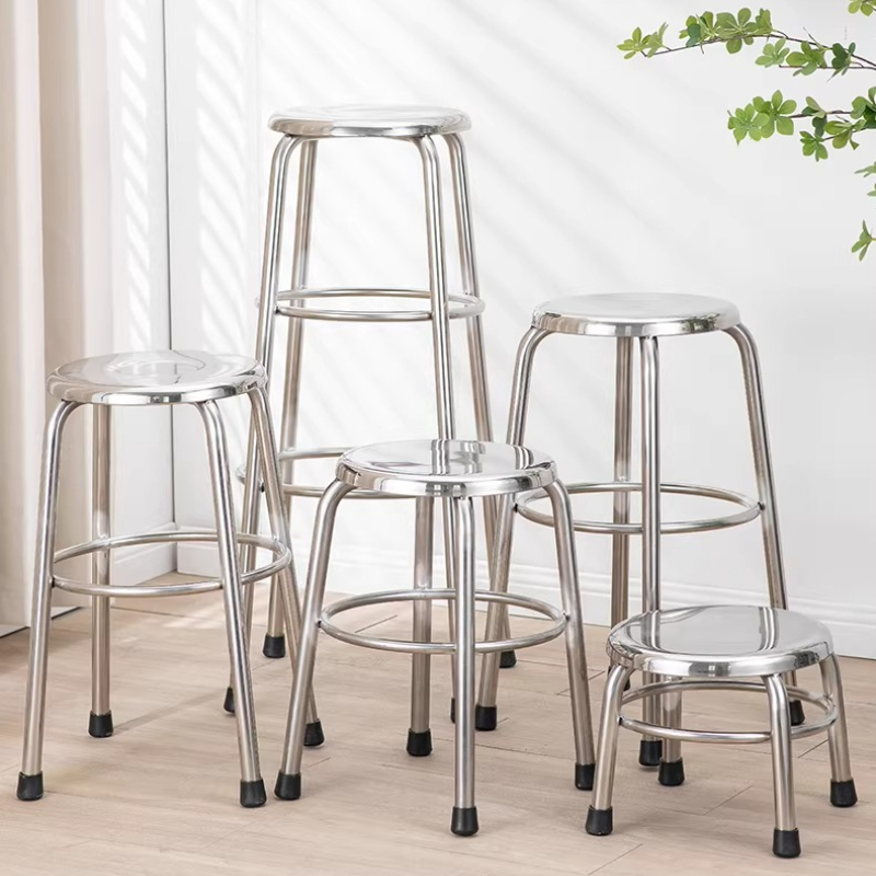 304 Stainless Steel Round Stoo - Home Bar Lounge avaliação e preço