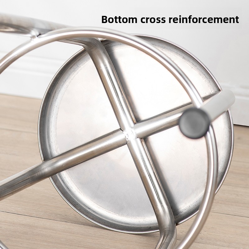 304 Stainless Steel Round Stoo - Home Bar Lounge avaliação e preço