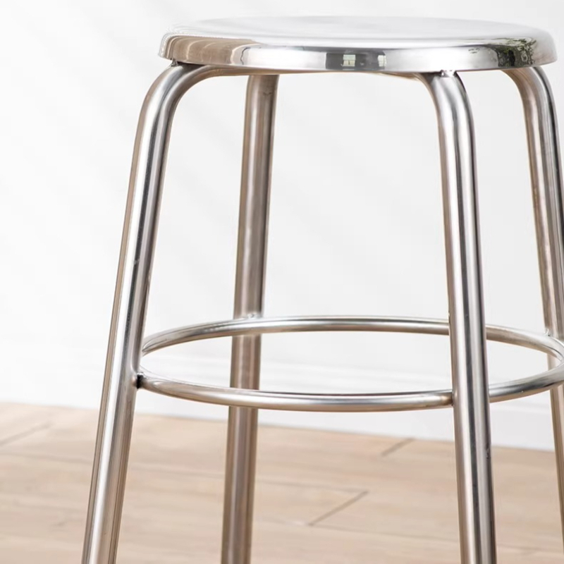 304 Stainless Steel Round Stoo - Home Bar Lounge avaliação e preço