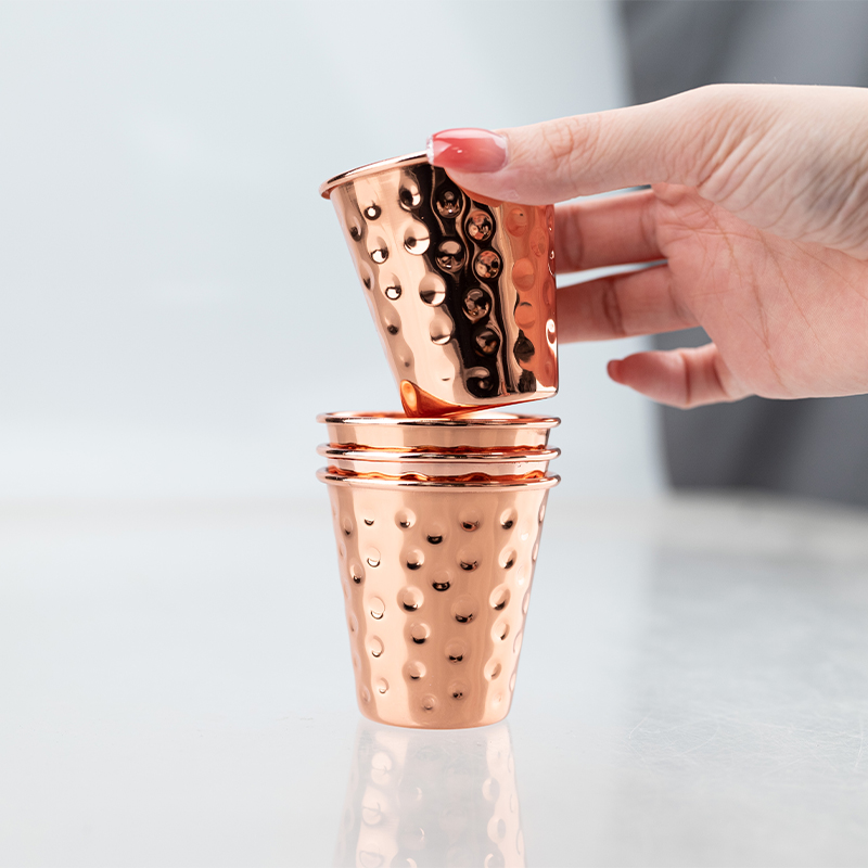 Hammered Copper Shot Glass 60m - Mule Copper Mug avaliação e preço