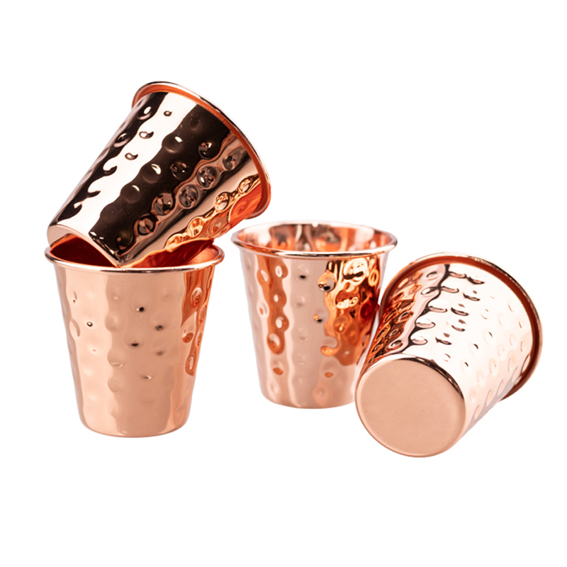 Hammered Copper Shot Glass 60m - Mule Copper Mug avaliação e preço