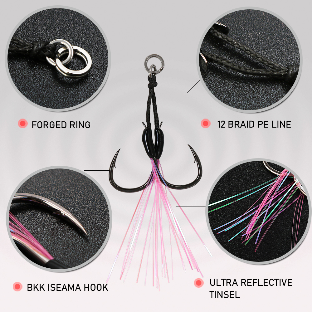 JIGGING PRO 2 Pairs Micro Jig  - Jigger Double Sided avaliação e preço