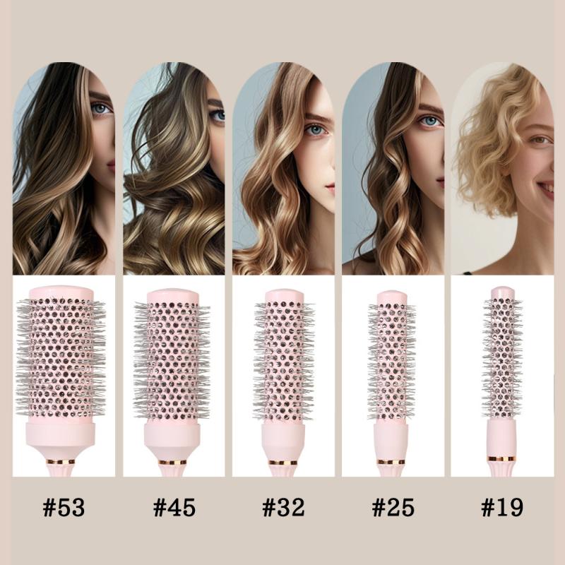 1PC Hair Curling Comb Brush Ro - Home Barber avaliação e preço